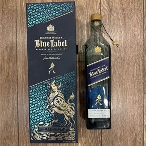 Johnnie Walker Blue Year of the Ox Limited Edition EMPTY bottle